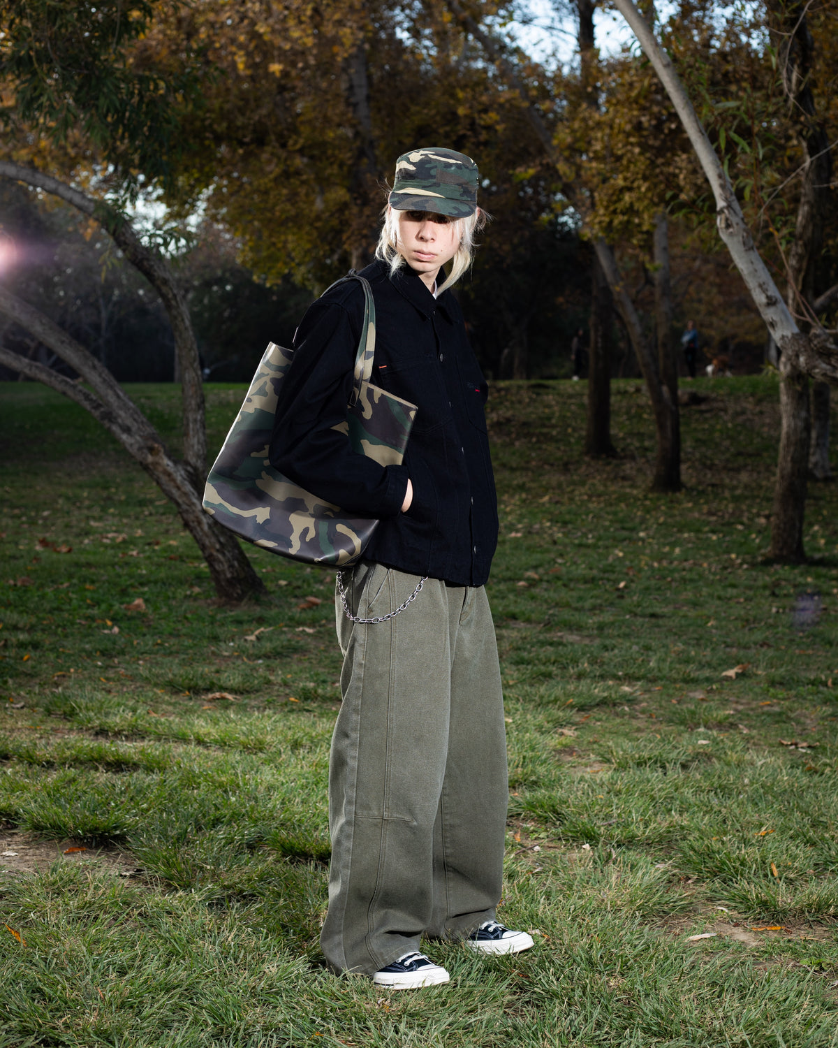 CANVAS PANT FOREST GREEN