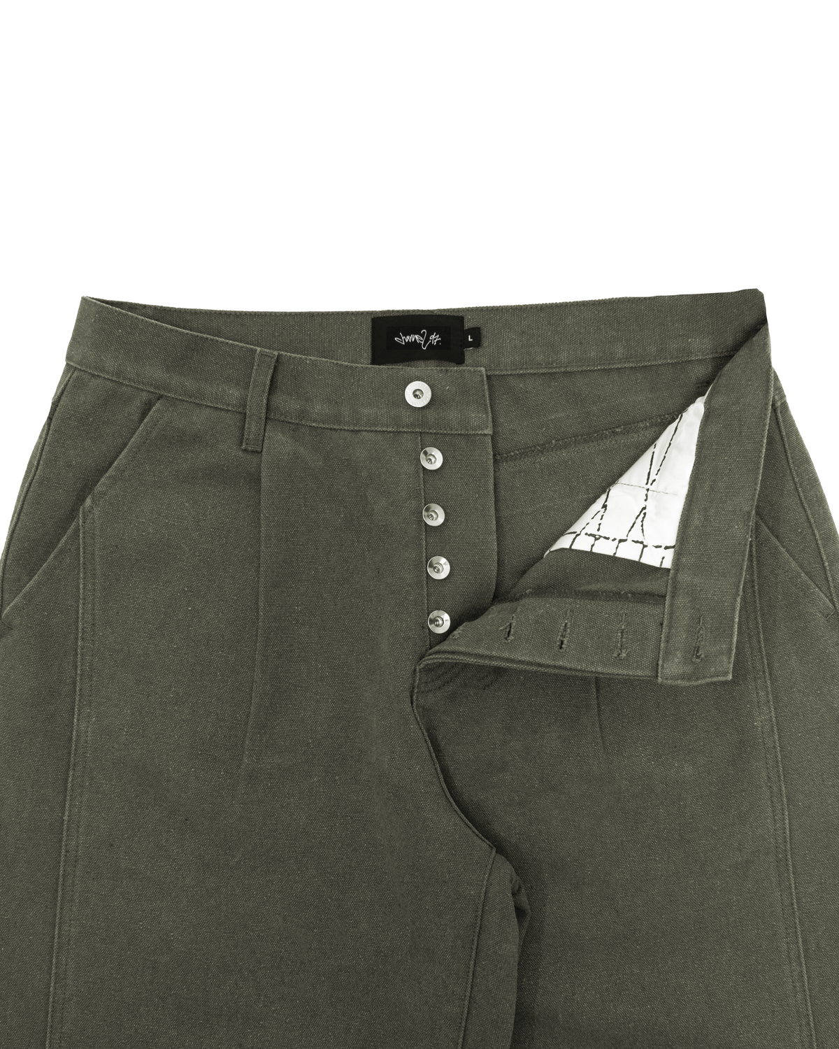 CANVAS PANT FOREST GREEN