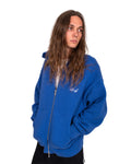 BLUE KNIT HOODIE