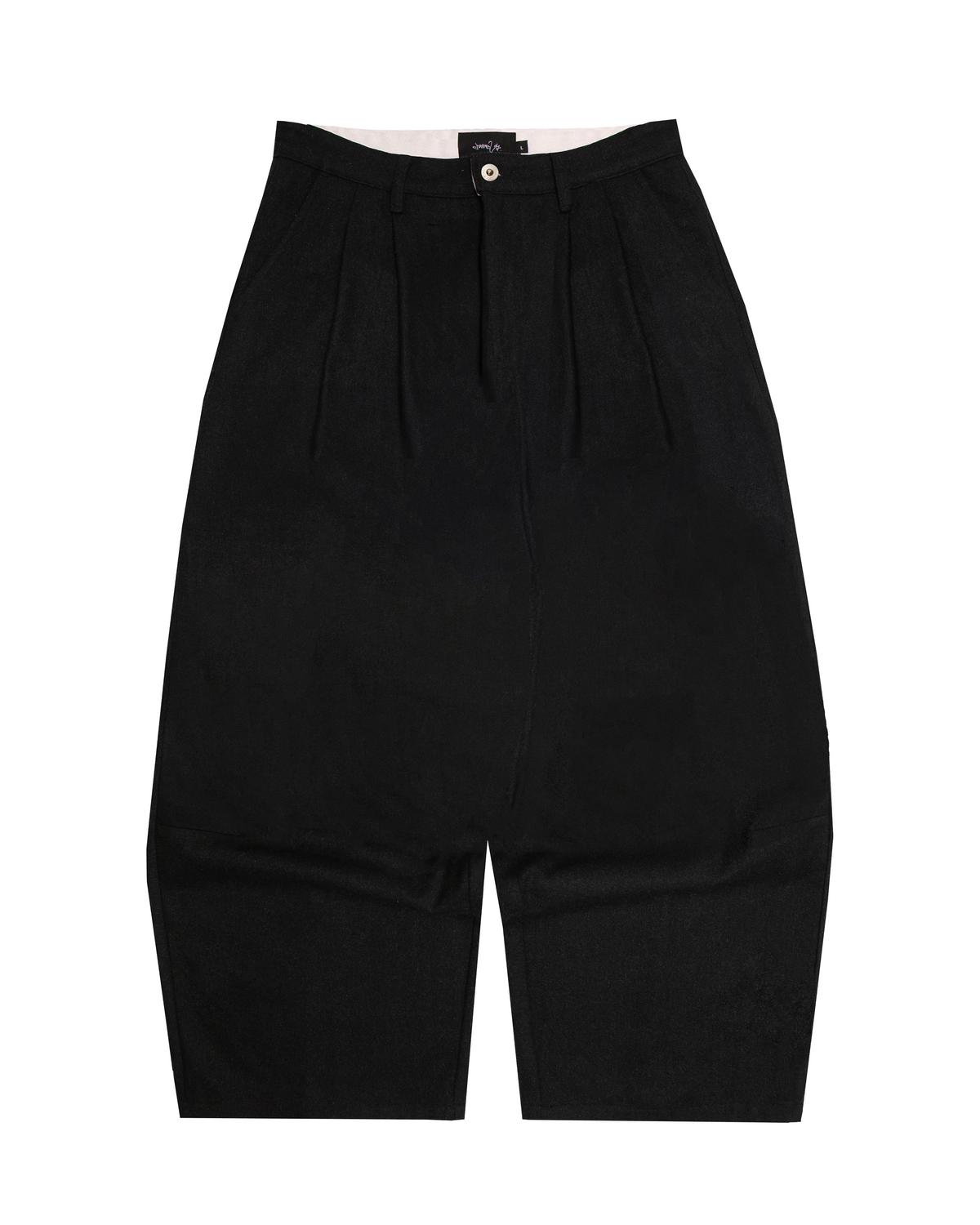 PLEATED TROUSER (BLACK)
