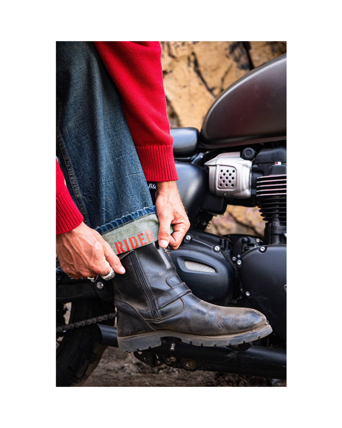ROUGH RIDERS (SELVEDGE) DARK WASH