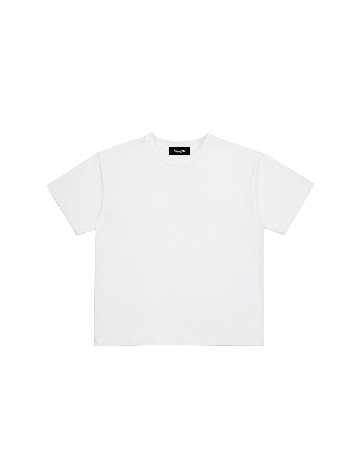 BLANK GRAY TEE WHITE