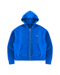 BLUE KNIT HOODIE