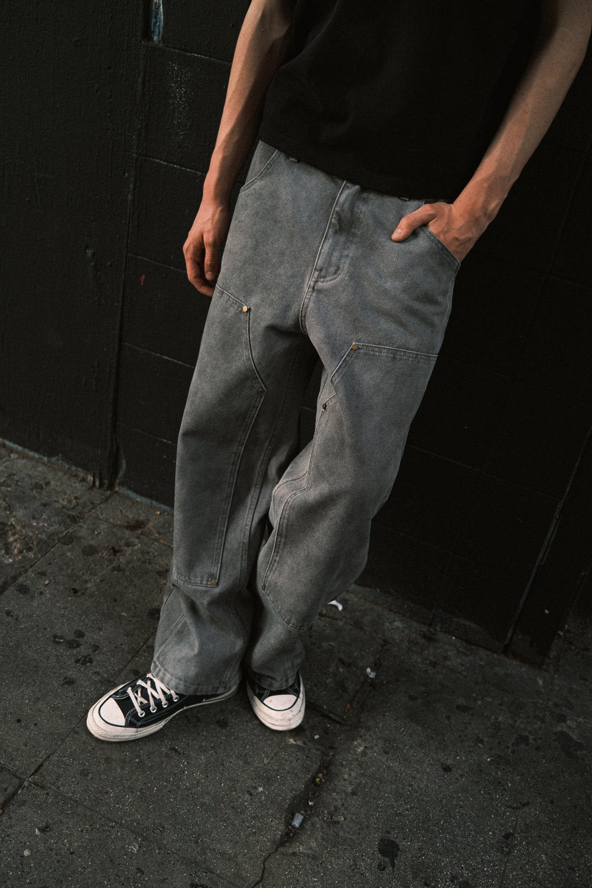 CANVAS DOUBLE KNEE CEMENT