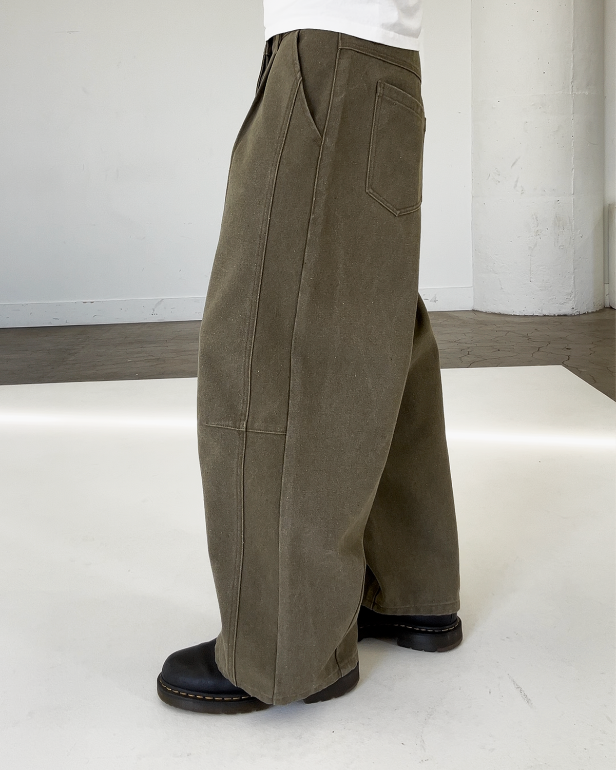 CANVAS PANT FOREST GREEN