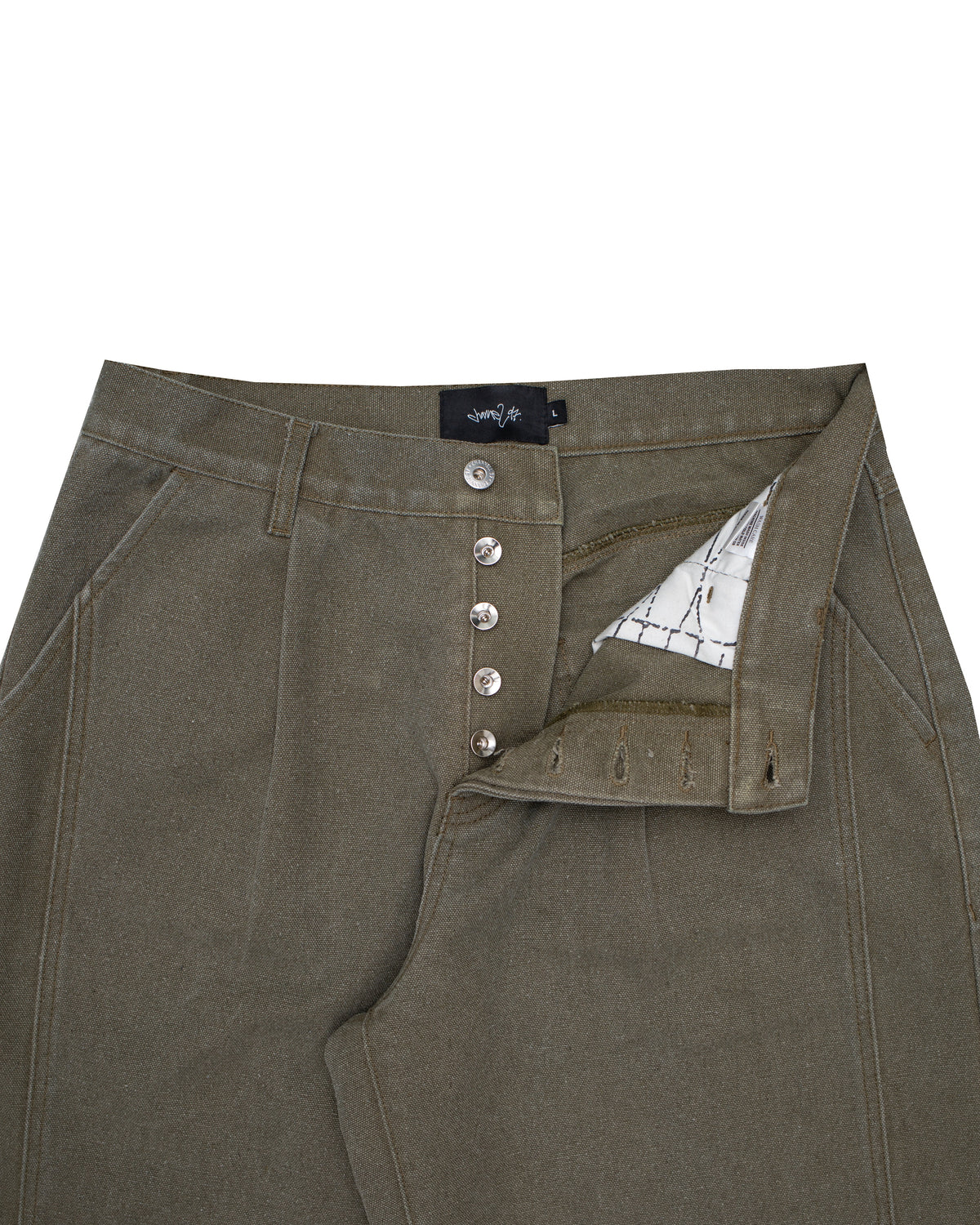 CANVAS PANT FOREST GREEN