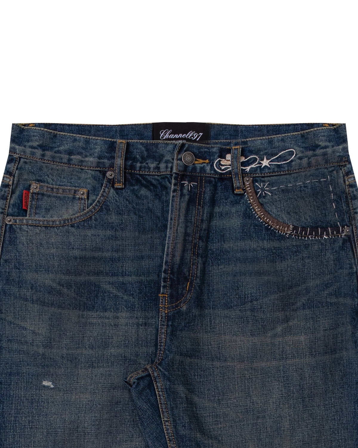 ROUGH RIDERS (SELVEDGE) DARK WASH