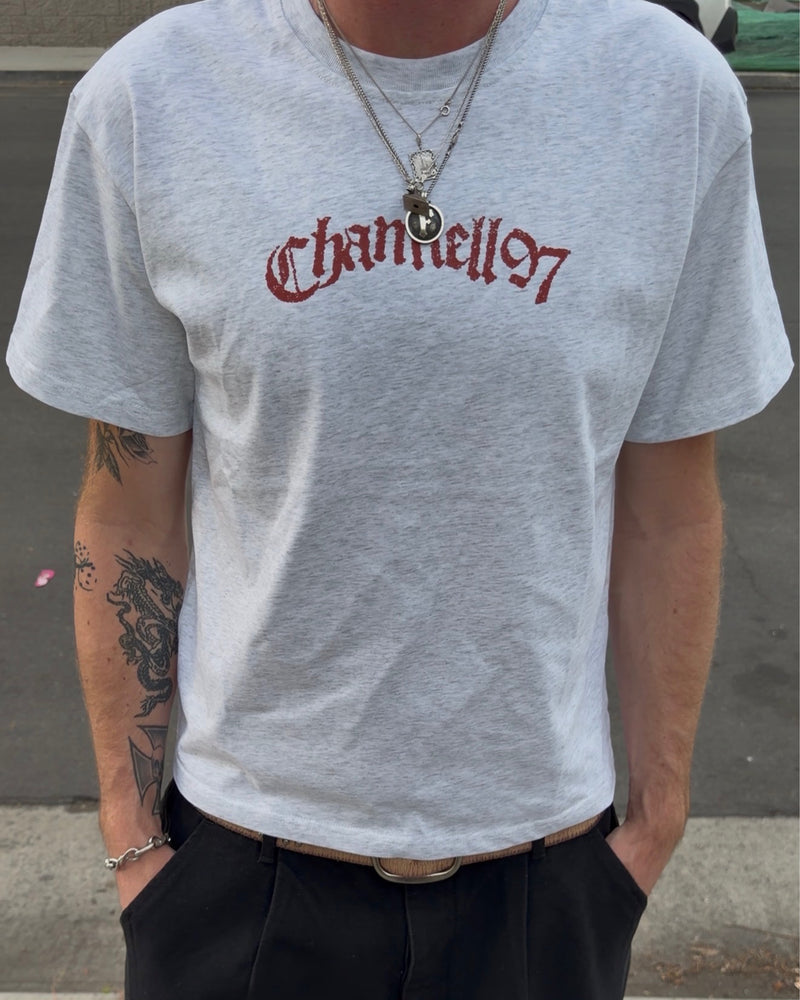 URBAN LOGO TEE HEATHER GRAY