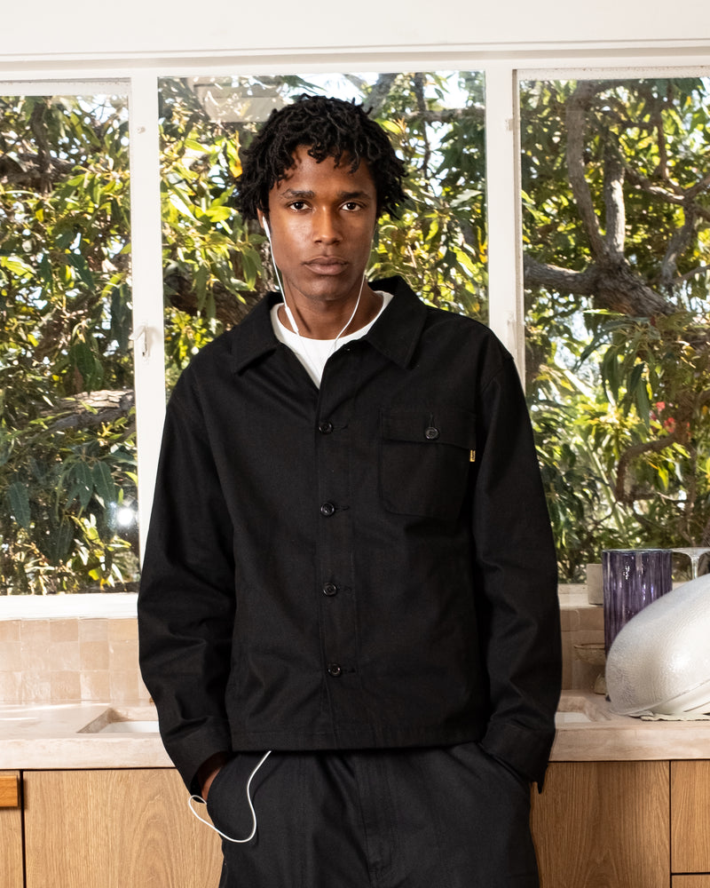 FATIGUE CHORE JACKET BLACK
