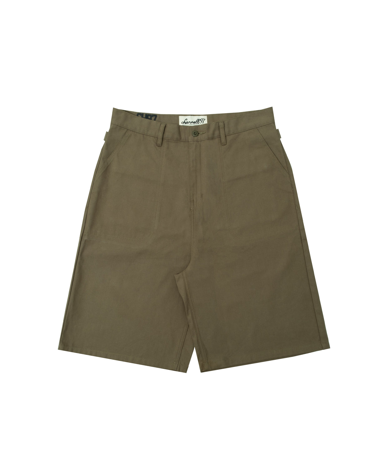 HARRINGBONE SHORTS GREEN