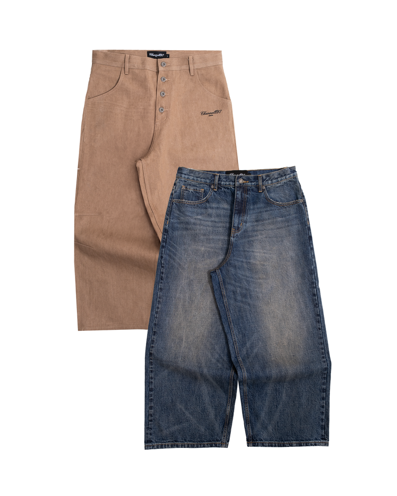 MACHINE DENIM & SELVEDGE CHINO'S (BUNDLE)