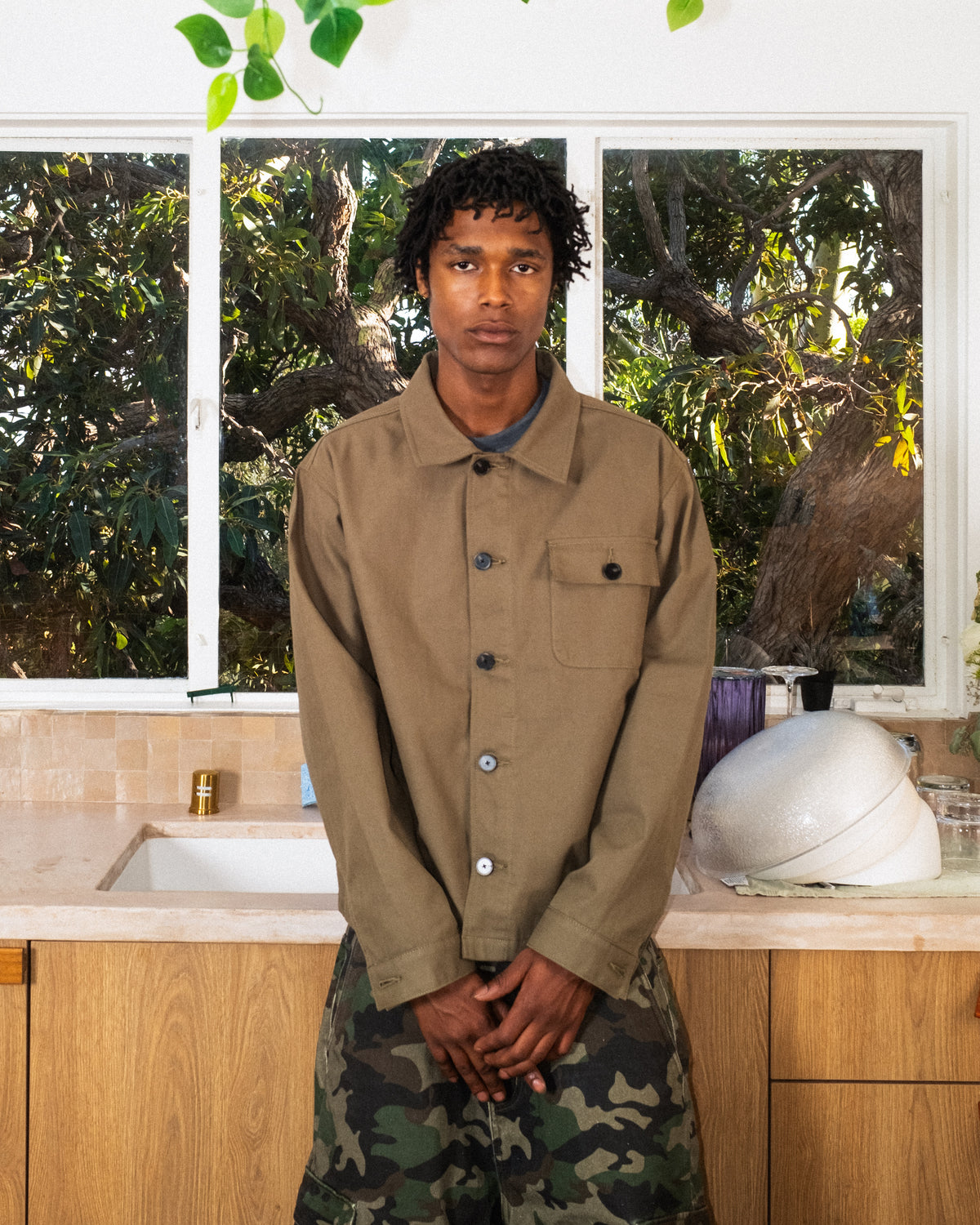 FATIGUE CHORE JACKET GREEN