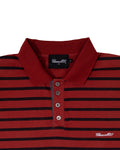 RED STRIPED POLO