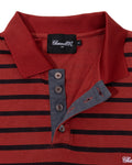 RED STRIPED POLO
