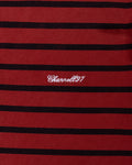RED STRIPED POLO