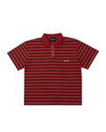 RED STRIPED POLO