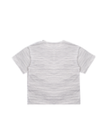 STRIPED SLUB TEE WHITE