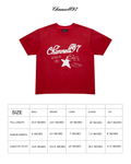 STARS TEE RED