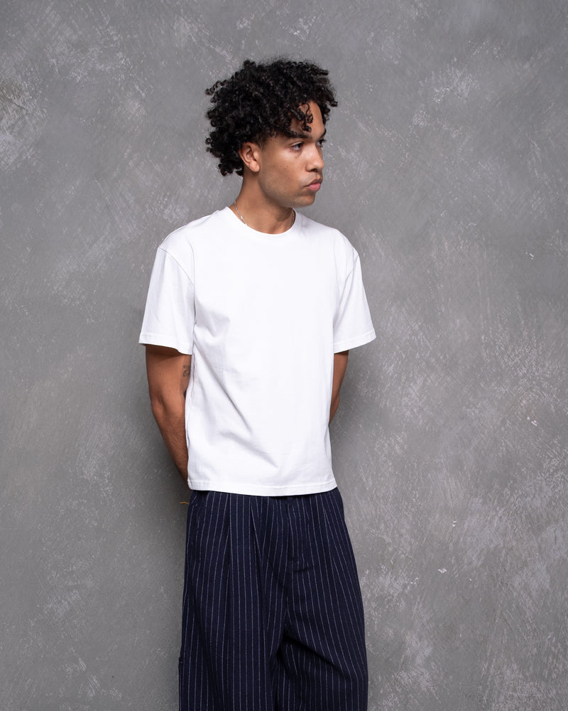 BLANK GRAY TEE WHITE
