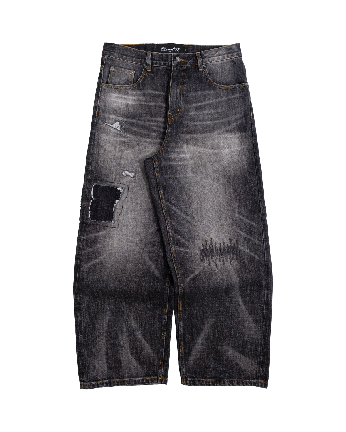 BLACK REPAIRED AND RED SKULL HOODIE BUNDLE