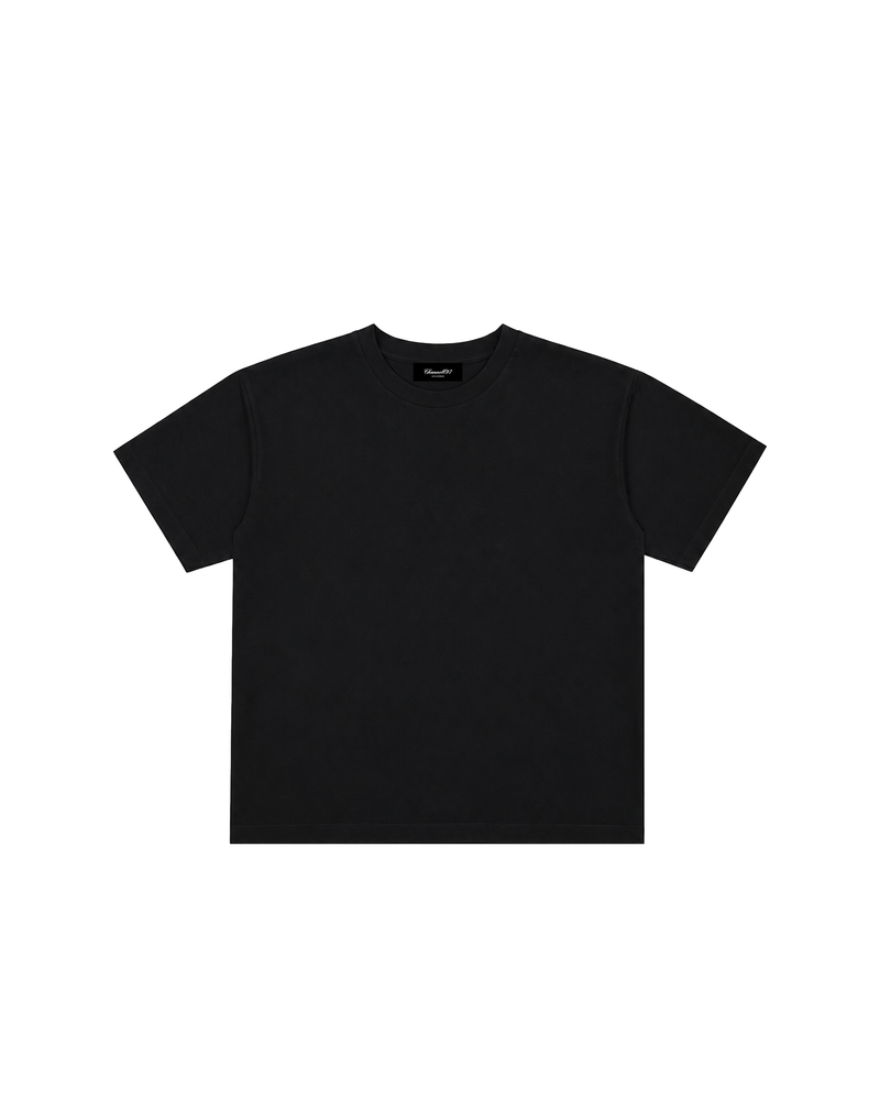 BLANK TEE BLACK