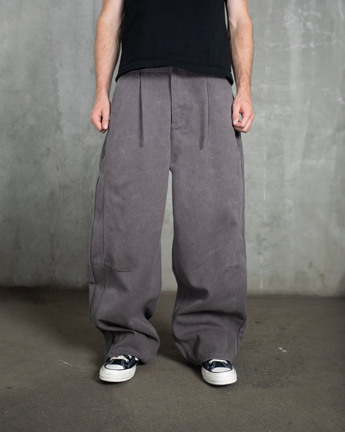 CANVAS PANT GUNMETAL LIGHT