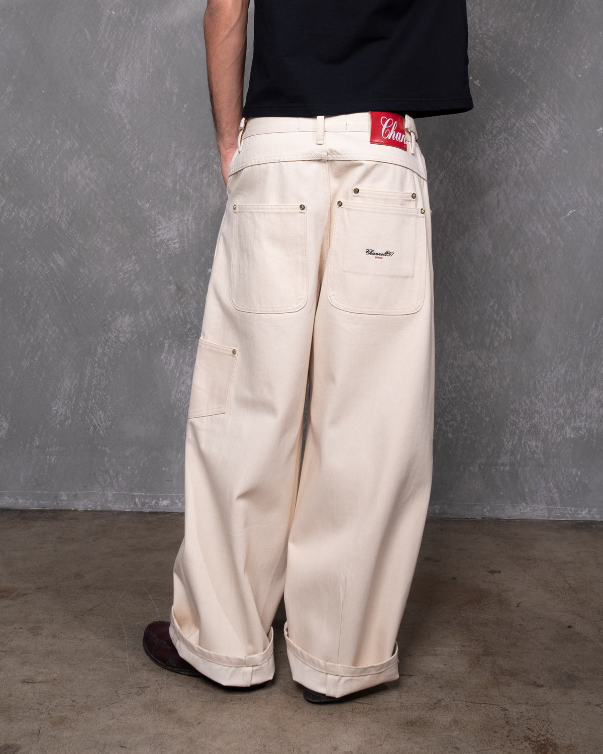 TWISTED DENIM (CREME)