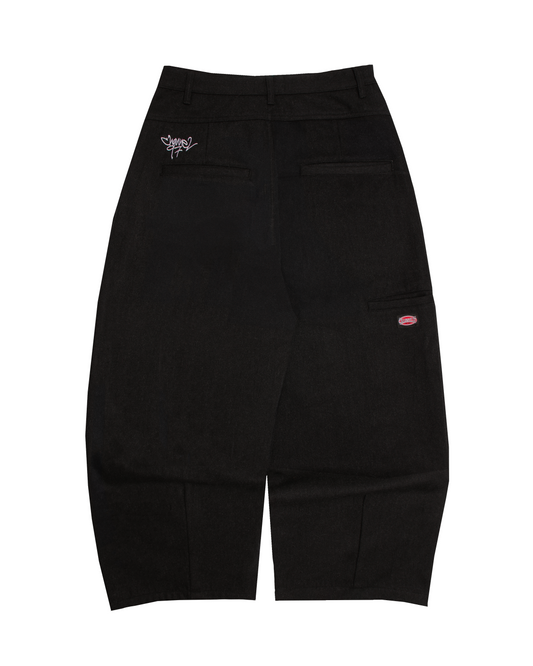 PLEATED TROUSER (BLACK) preorder