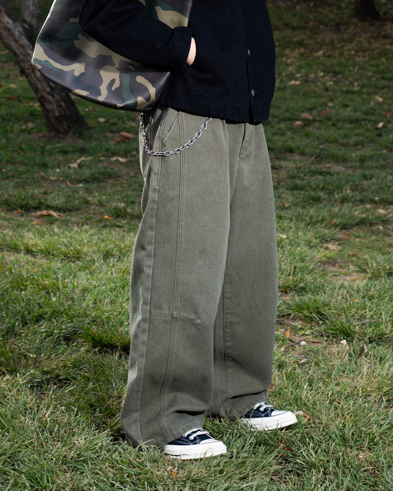 CANVAS PANT FOREST GREEN