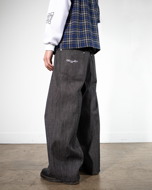 SELVEDGE DENIM BLACK (pre order)