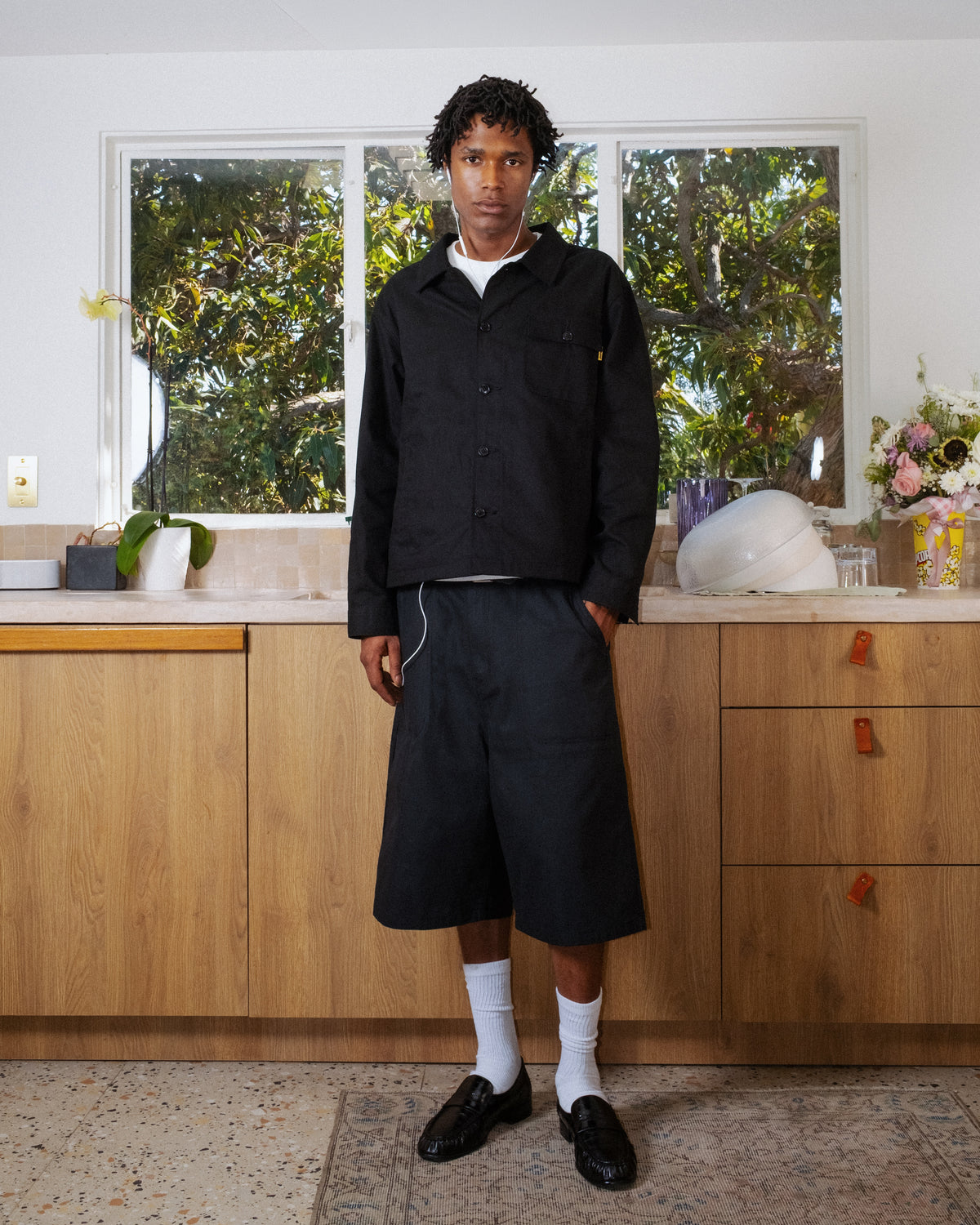 FATIGUE CHORE JACKET BLACK