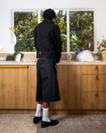 HARRINGBONE SHORTS BLACK