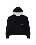 BLACK THERMAL LINED ZIP UP