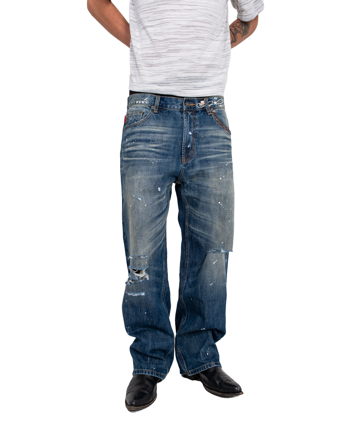 ROUGH RIDERS (SELVEDGE) LIGHT WASH