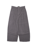 PLEATED TROUSER (PINSTRIPE) (GRAY)