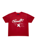 STARS TEE RED