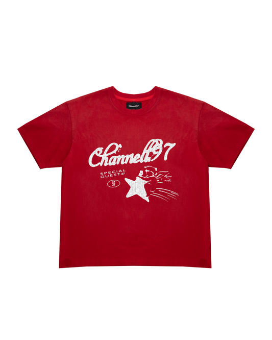STARS TEE RED