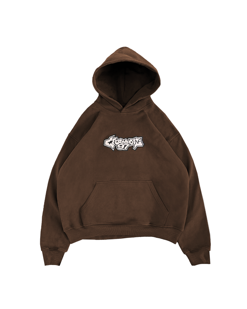 STAPLE HOODIE BROWN