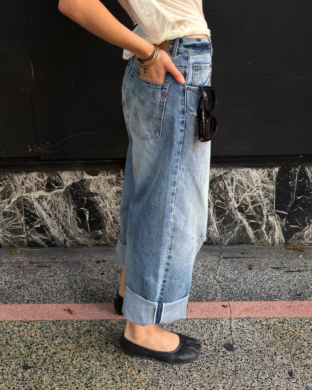 (JAPANESE SELVEDGE) TOPSTITCH DENIM