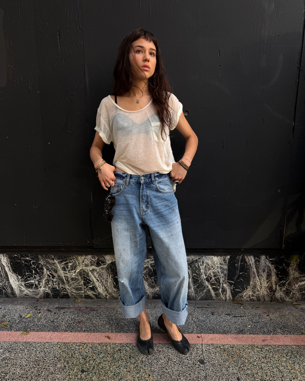 (JAPANESE SELVEDGE) TOPSTITCH DENIM