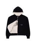 BLACK THERMAL LINED ZIP UP