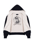 BLACK THERMAL LINED ZIP UP